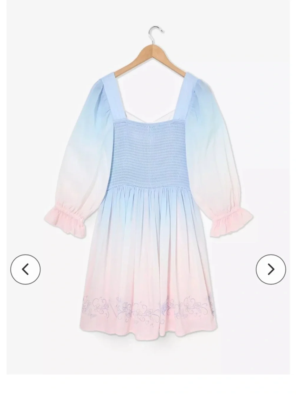 NWOT Wicked Glinda Blue Ombré Dress - BoxLunch Exclusive - Picture 3 of 15